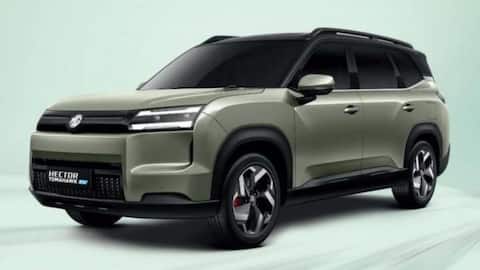 MG Hector Tomahawk SUV arrives with 7 seats, 517km range