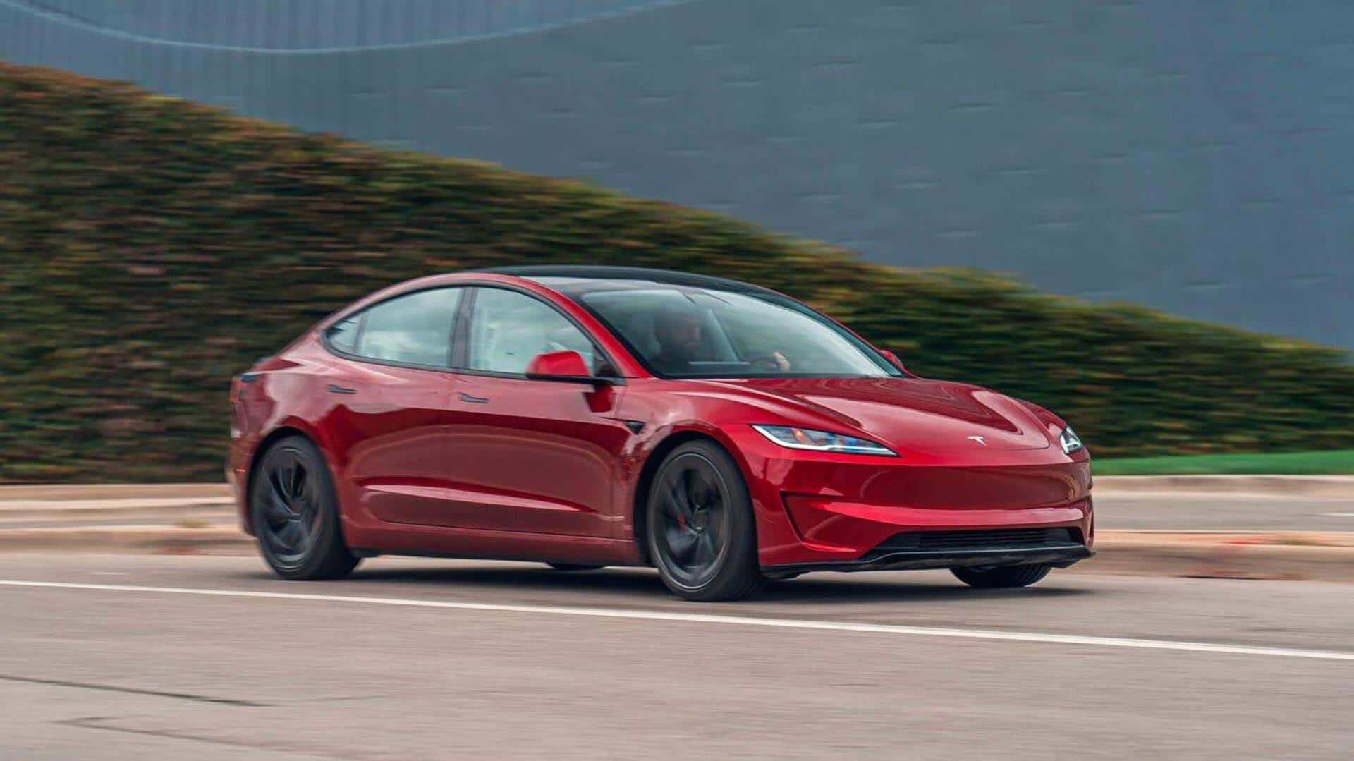 Tesla Model 3 is now quicker, offers better tech