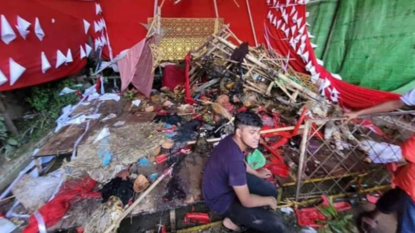 Anti-Hindu violence erupted across Bangladesh on Wednesday Anti-Hindu violence erupted across Bangladesh on Wednesday