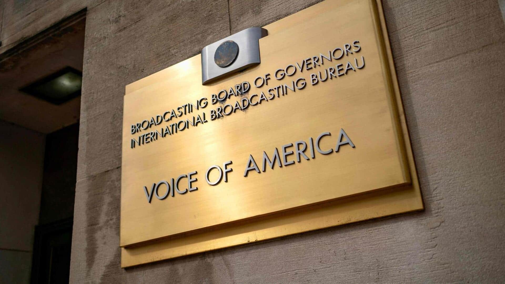 Trump orders layoffs at Voice of America, other media outlets