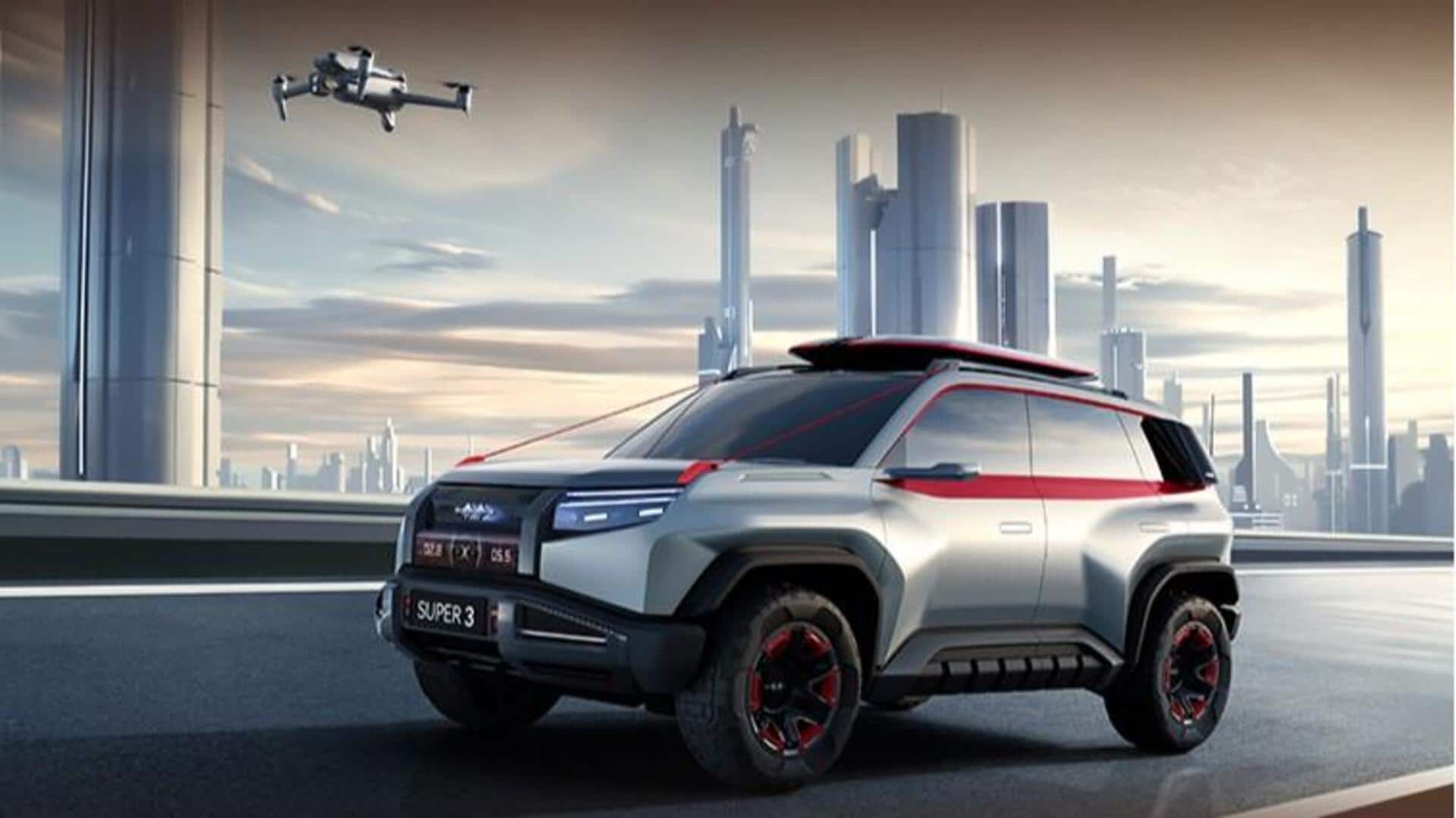 BYD reveals Star Wars-inspired electric SUV with drone landing pad