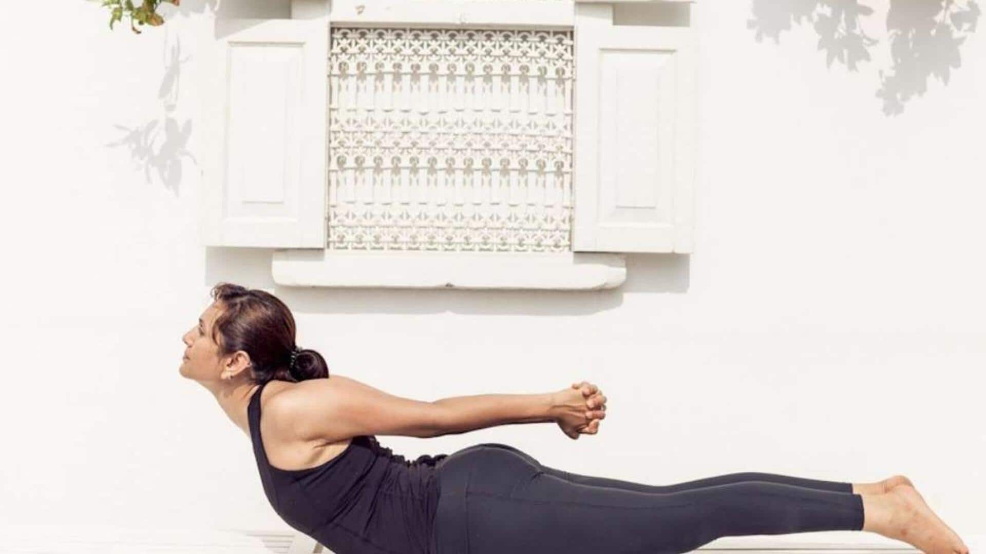 What is the snake stretch yoga flow?