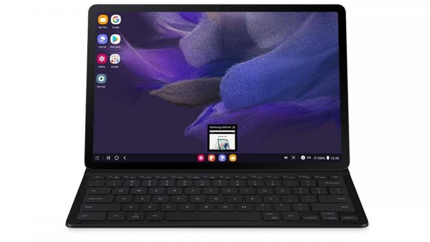 It has a Full-HD+ LCD display It has a Full-HD+ LCD display