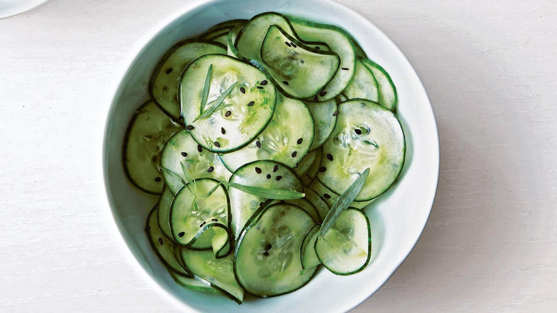 Sesame seeds + cucumbers: A refreshing summer combo