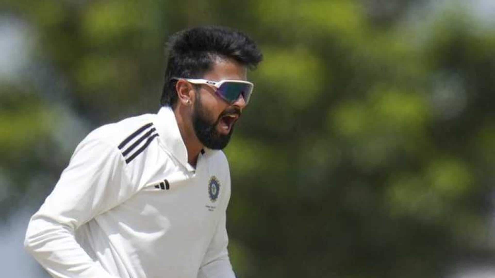 2nd unofficial Test: Saransh Jain displays all-round heroics versus SL-A 