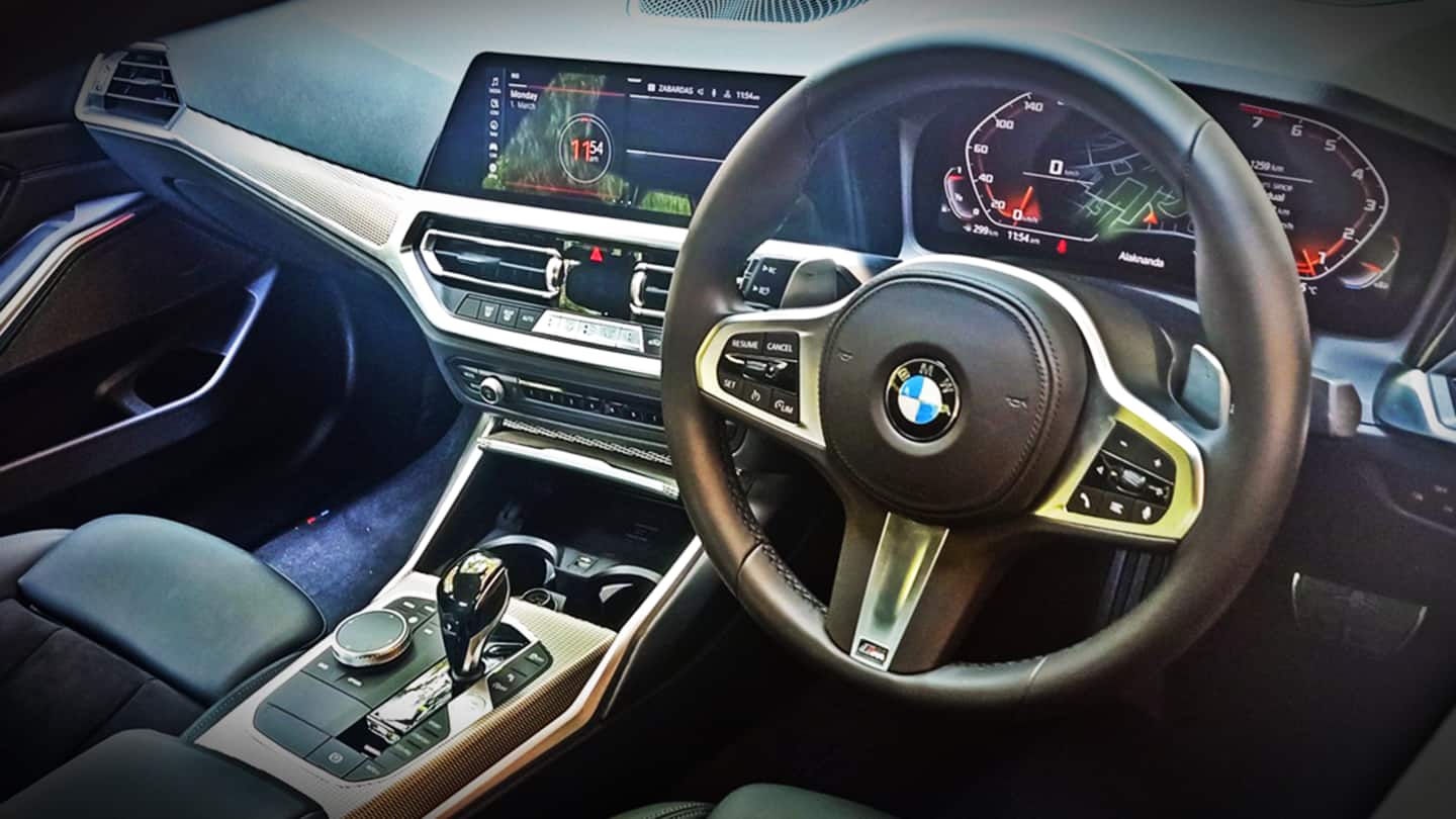 The sedan offers a performance-focused cabin while still being practical The sedan offers a performance-focused cabin while still being practical