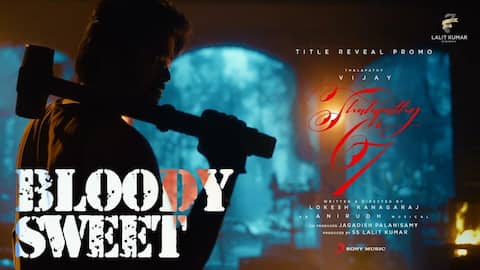 #Thalapathy67TitleReveal: Vijay's next titled 'Bloody Sweet'