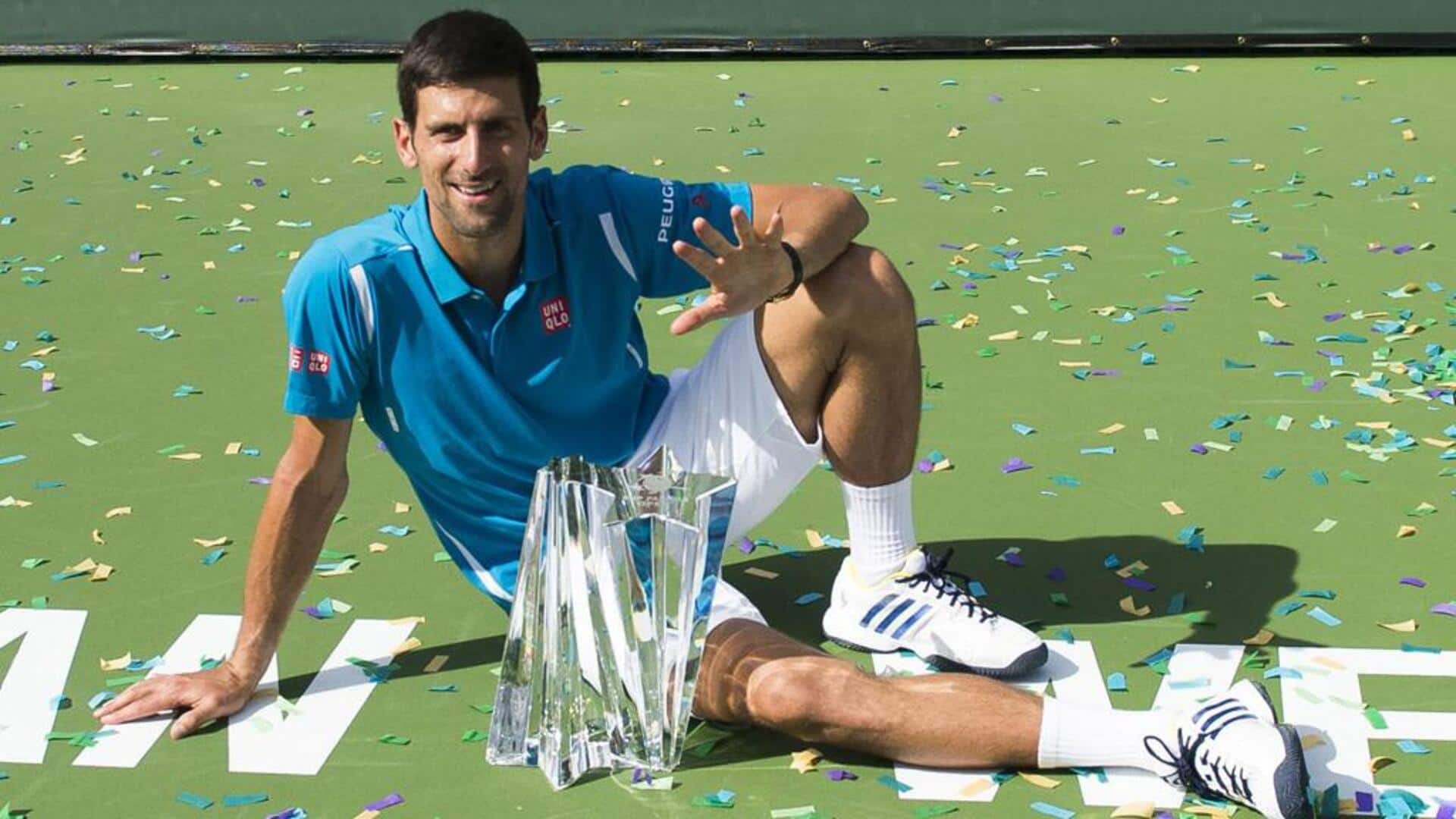Novak Djokovic has joint-most titles at Indian Wells Masters: Stats