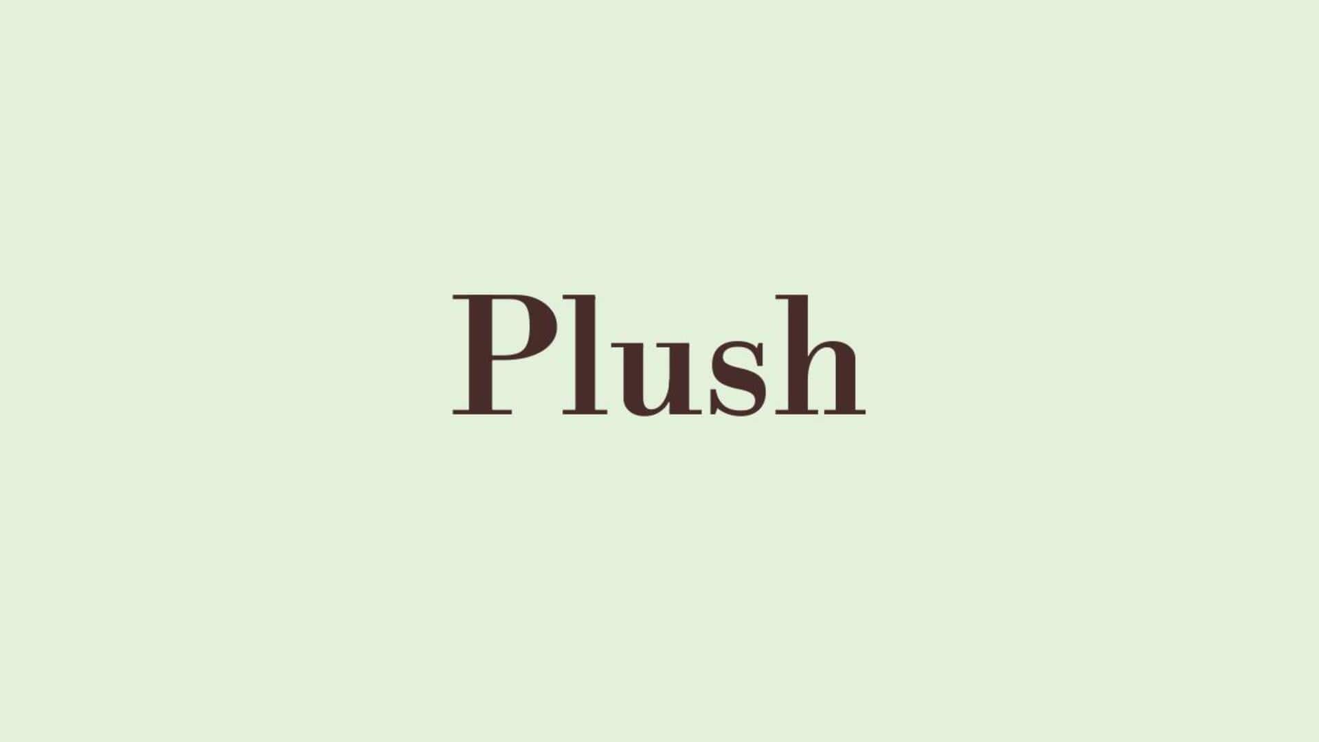 Word of the Day: Plush