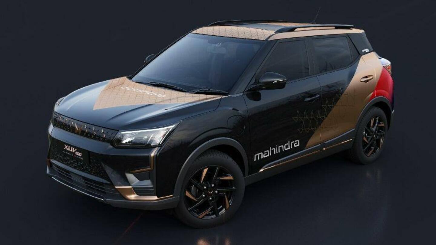 One-off Mahindra XUV400 Formula E Edition showcased with special livery