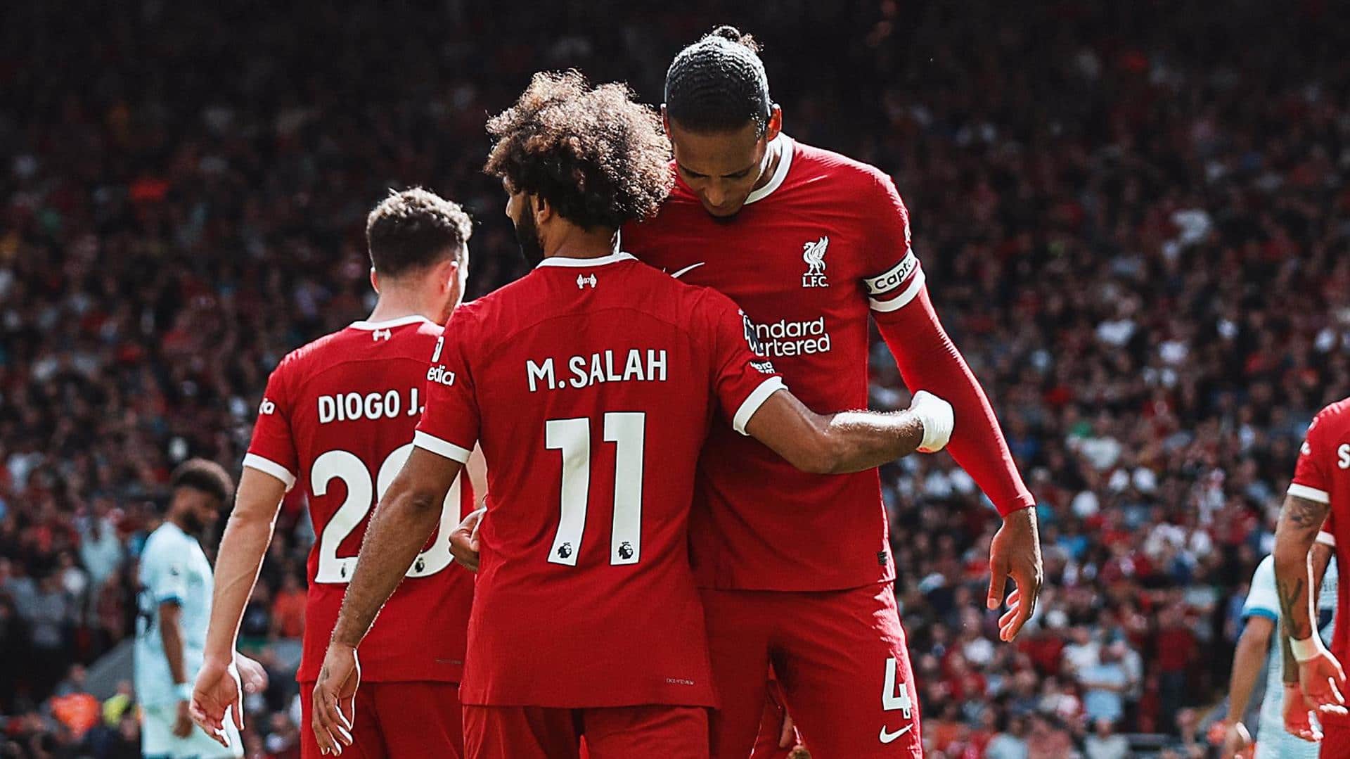 Mohamed Salah becomes the fifth-highest scorer for Liverpool: Key stats