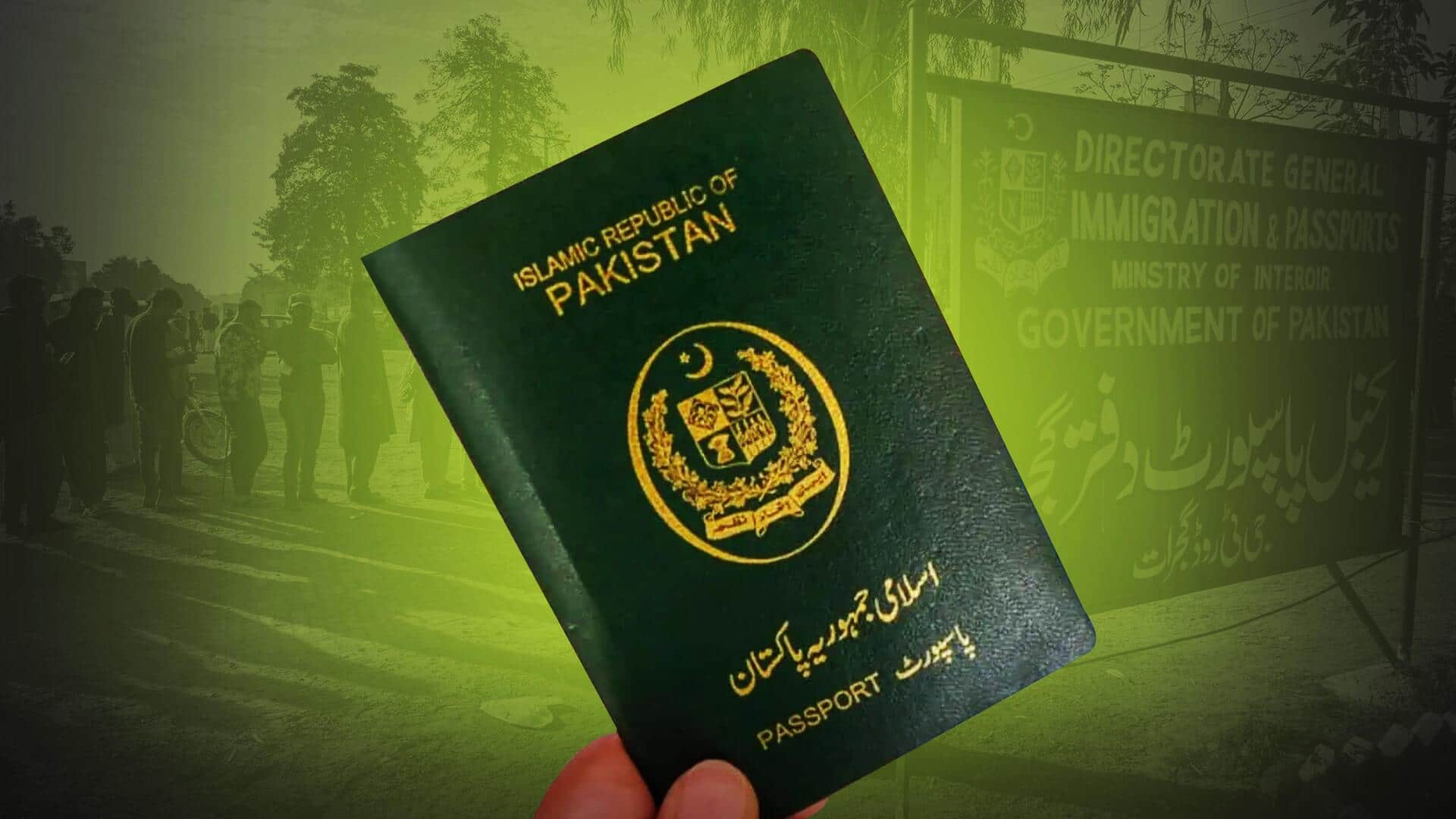 Pakistanis await passport as country runs out of lamination paper