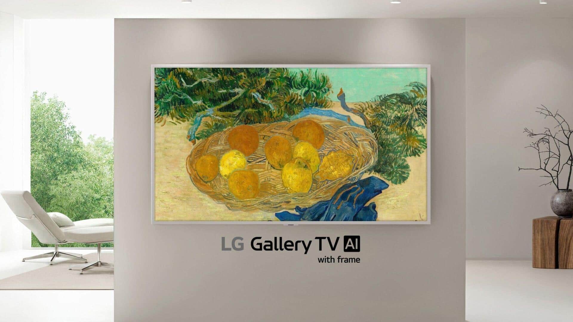 LG's newest TV turns your wall into digital art canvas