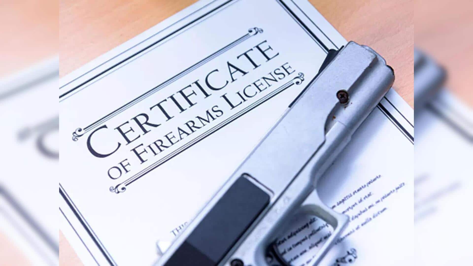 Applying for arms license? Here are the steps