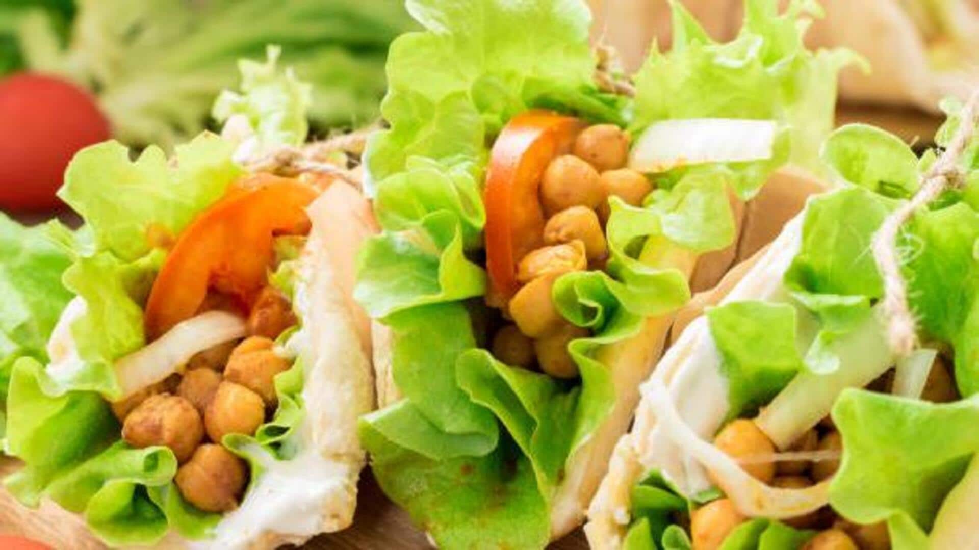 5-minute chickpea wrap for busy mornings
