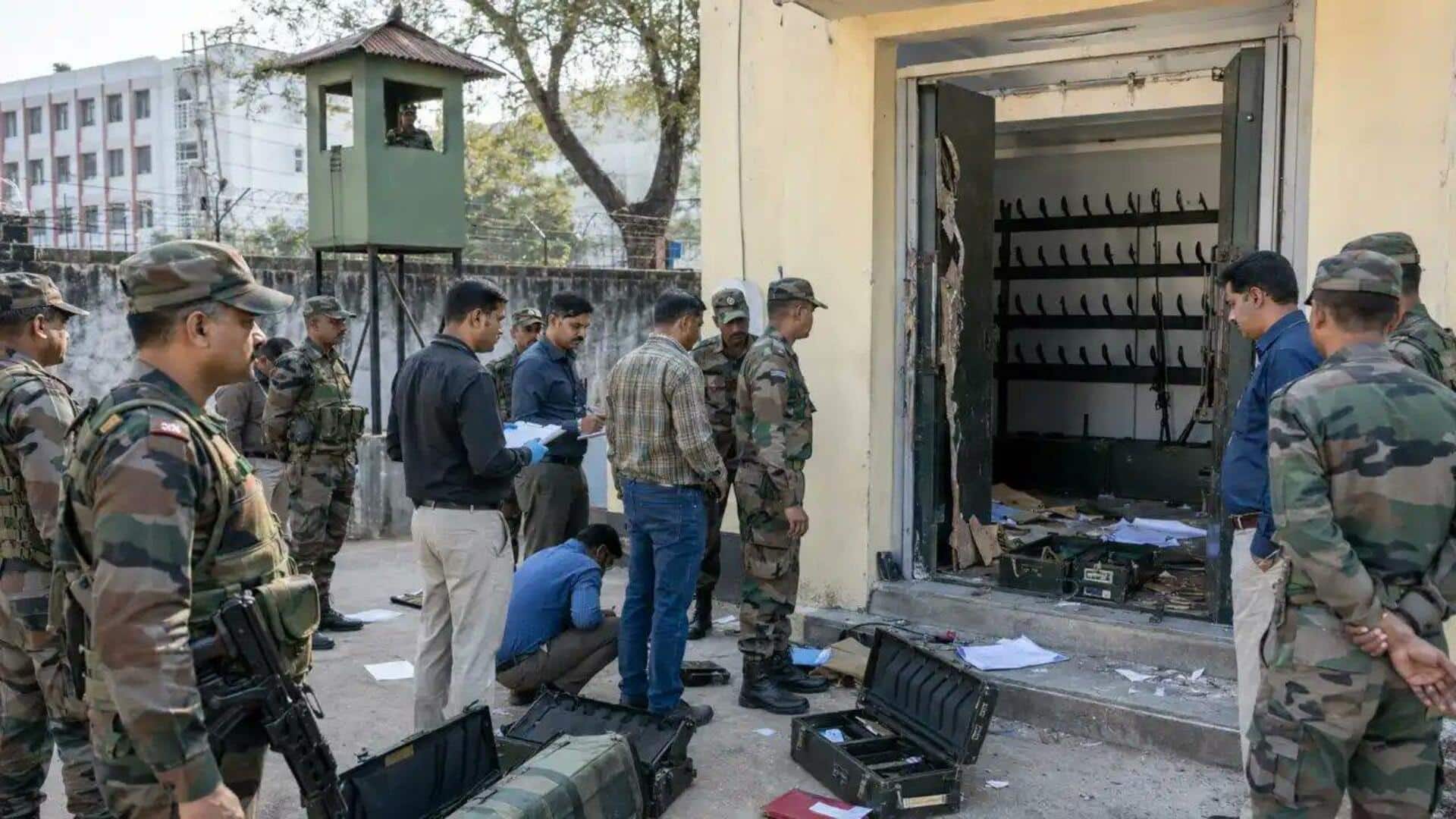 Unidentified individuals break into high-security Secunderabad Cantonment, steal 11 weapons 