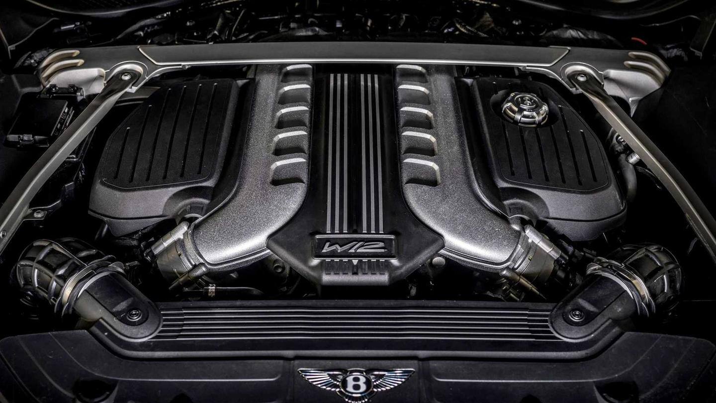 It runs on a 650hp, W12 engine It runs on a 650hp, W12 engine