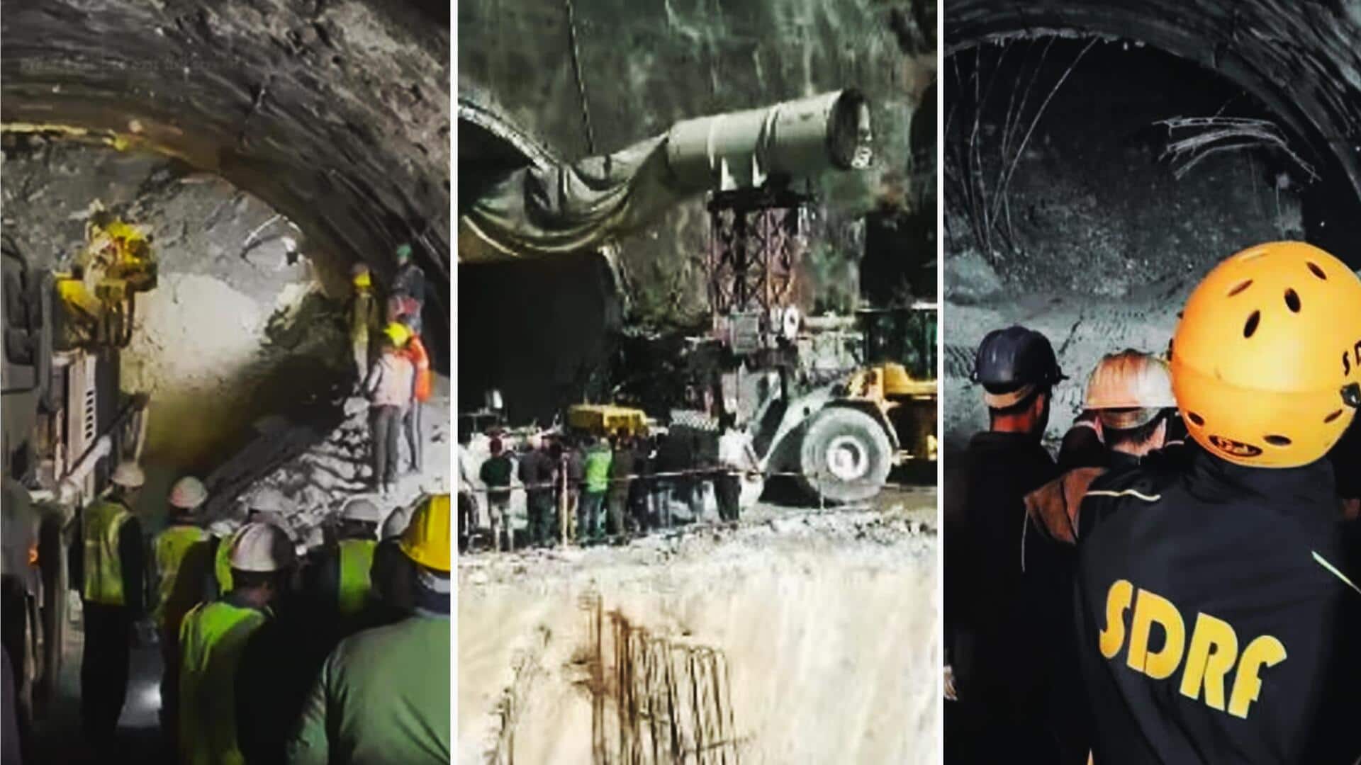 Uttarkashi tunnel collapse: Trapped workers safe; oxygen, food supplied