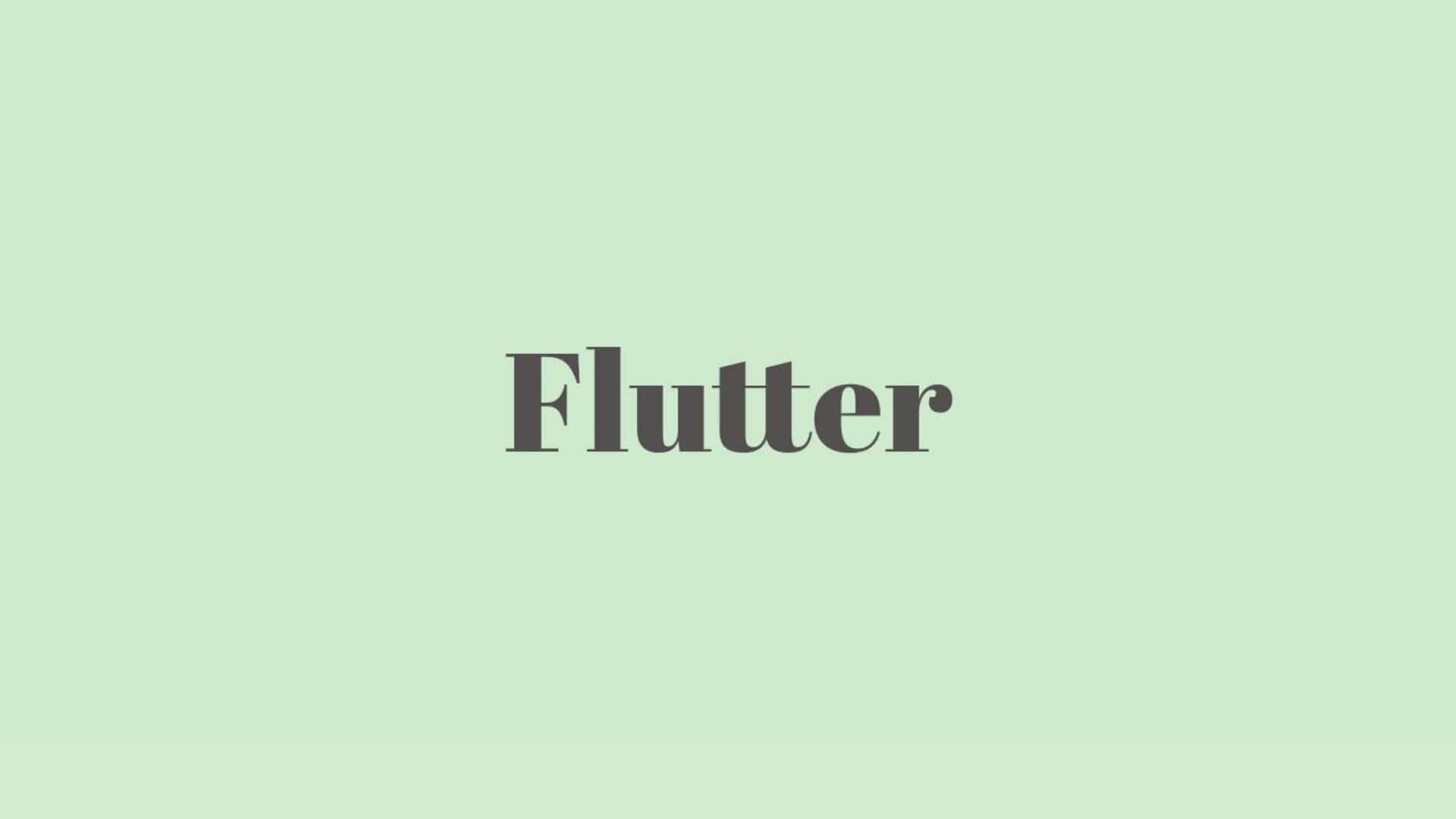Word of the Day: Flutter