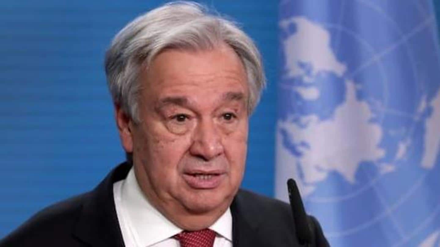 Stop the repression immediately: Guterres urged Myanmar's military Stop the repression immediately: Guterres urged Myanmar's military