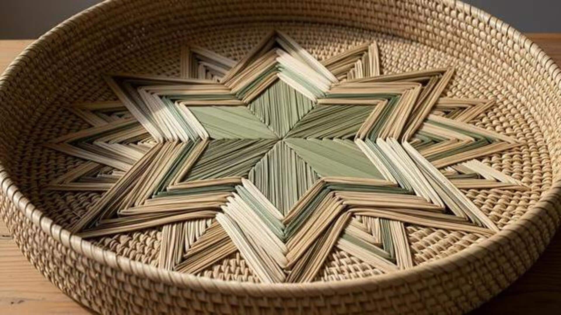 How to weave stylish sisal baskets
