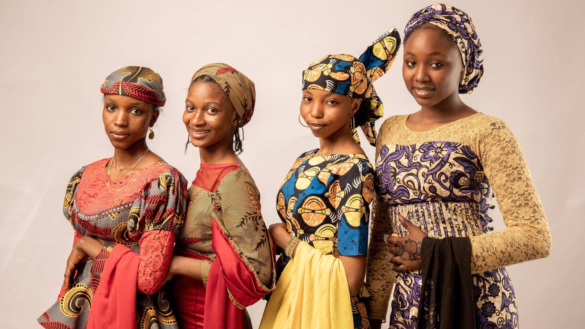5 creative ways to tie an African headscarf