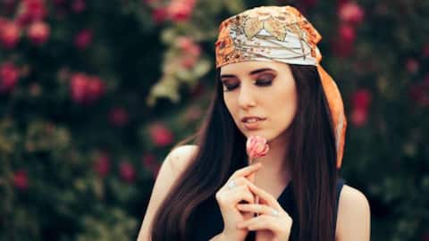 How to style your hair with silk scarves
