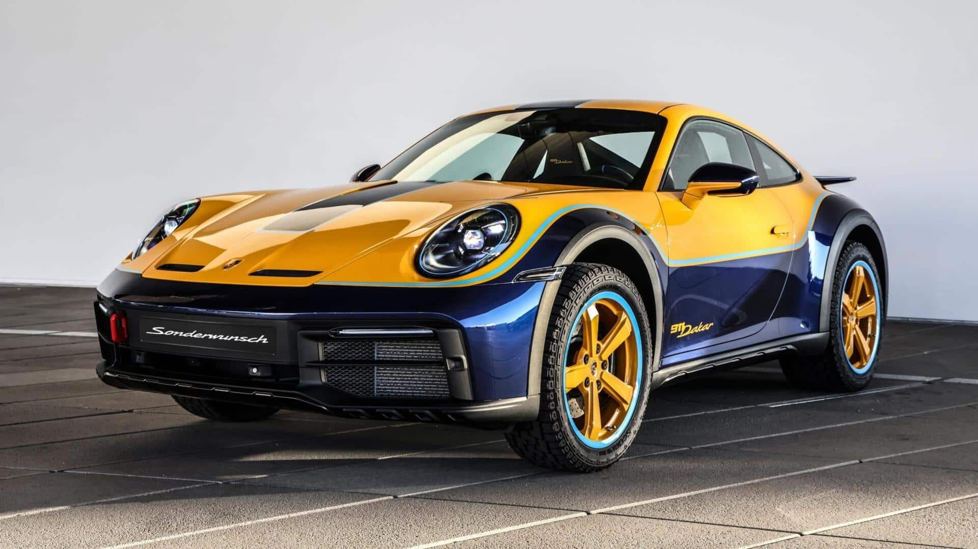 Porsche unveils one-off 911 to mark end of Dakar range