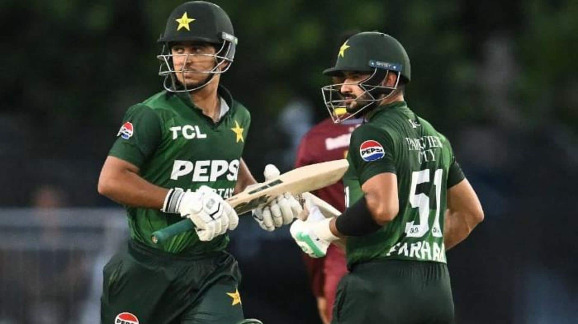 3rd T20I: Ayub, Farhan script this partnership record vs WI 