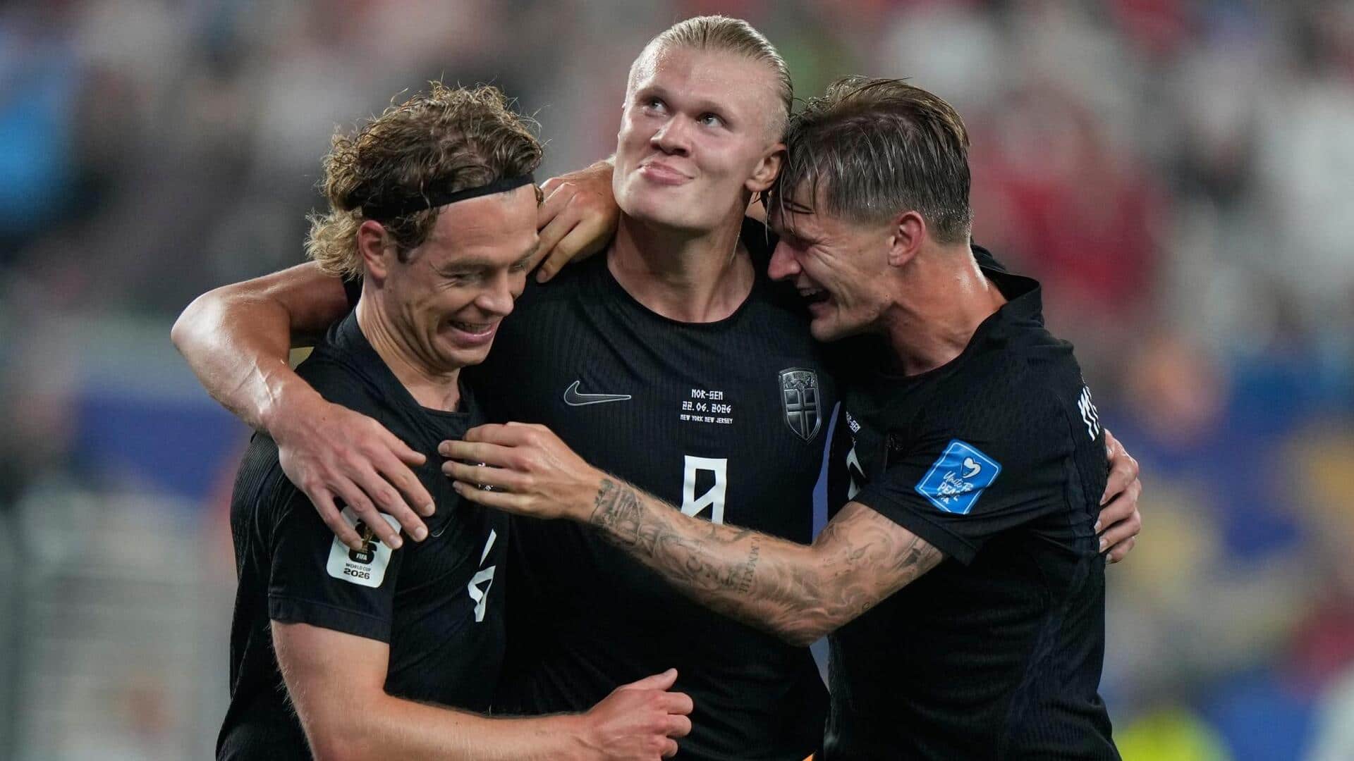 FIFA World Cup 2026: Erling Haaland scripts records with brace 