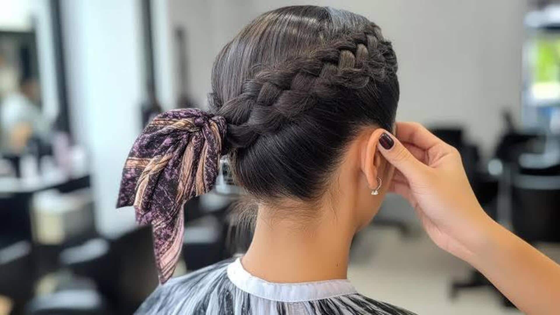 One hairstyle, endless looks: Scarf braids 