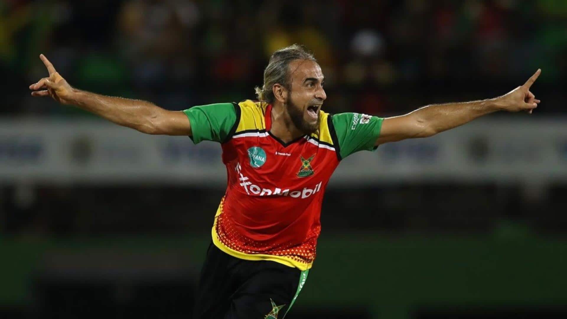 46-year-old Imran Tahir records his maiden CPL fifer: Stats 46-year-old Imran Tahir records his maiden CPL fifer: Stats