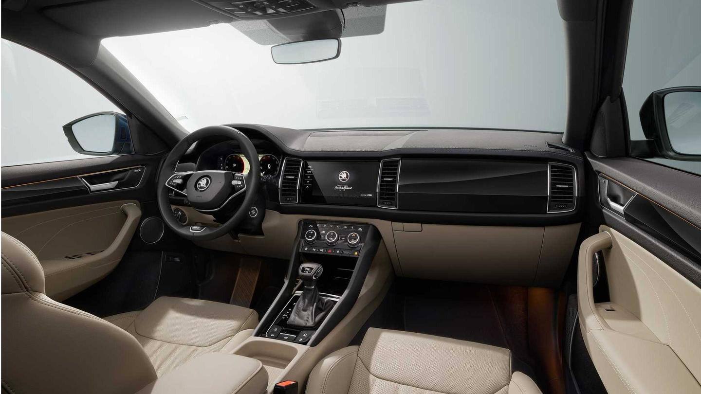 The vehicle offers a feature-rich cabin The vehicle offers a feature-rich cabin
