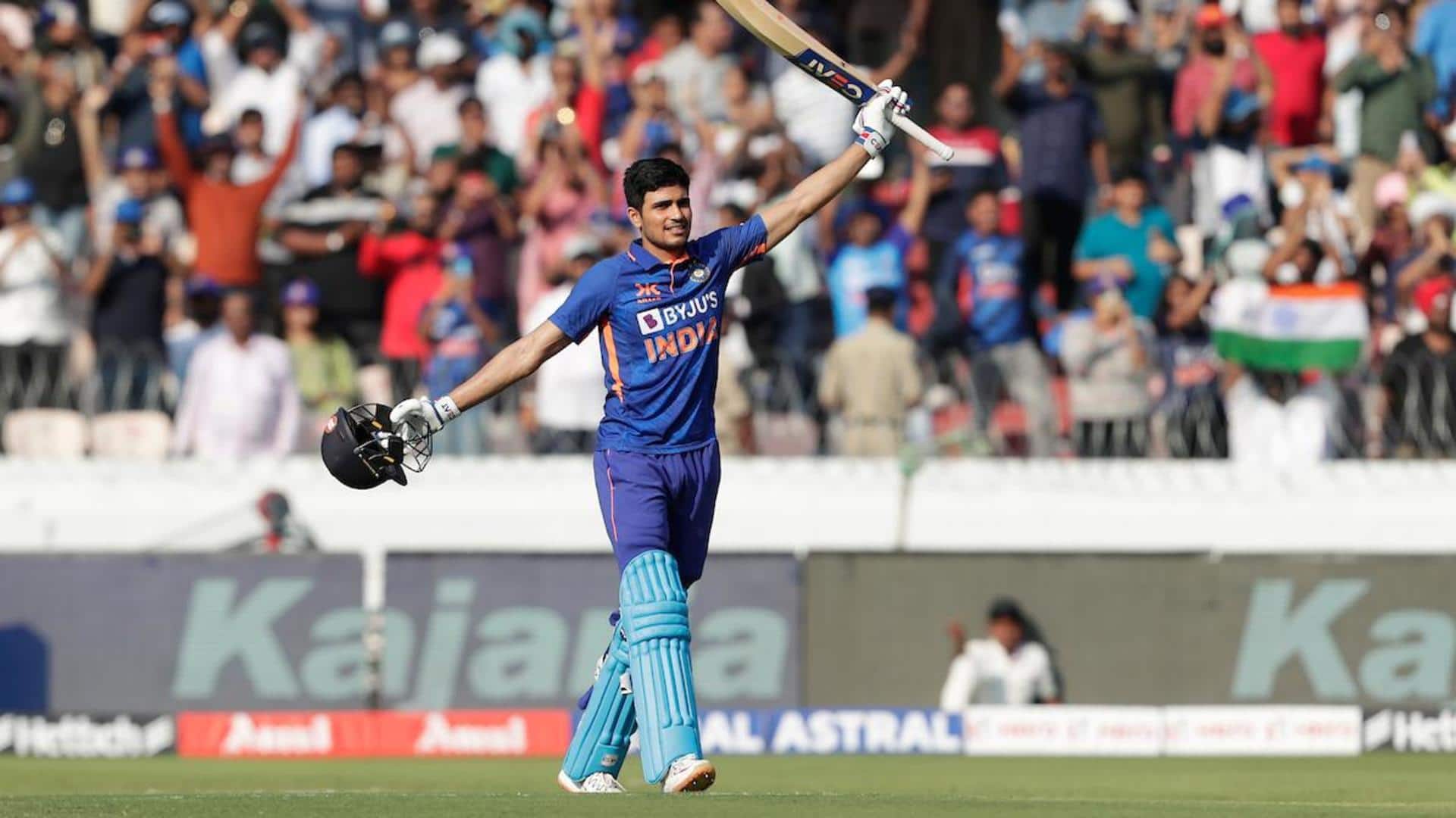 Shubman Gill becomes fifth Indian to slam ODI double-ton: Stats