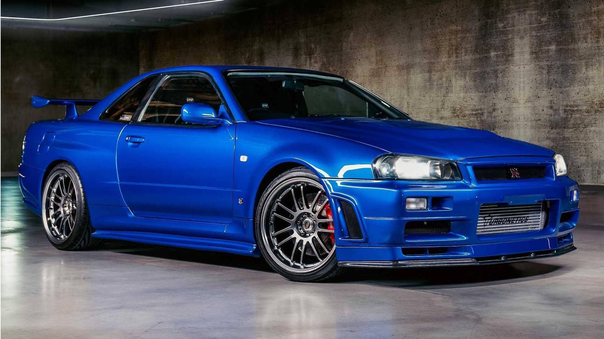Paul Walker's Nissan Skyline R34 GT-R is up for auction