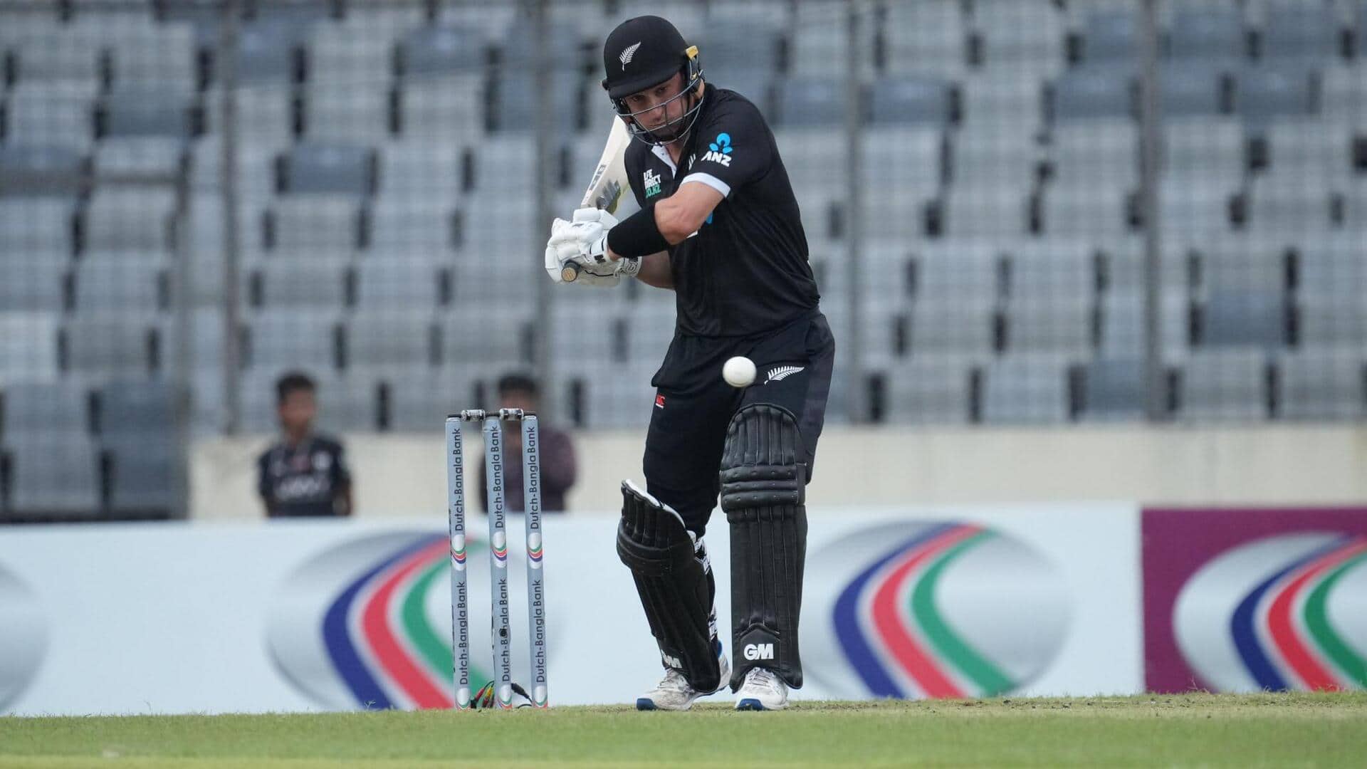 BAN vs NZ: Will Young slams his fourth ODI fifty