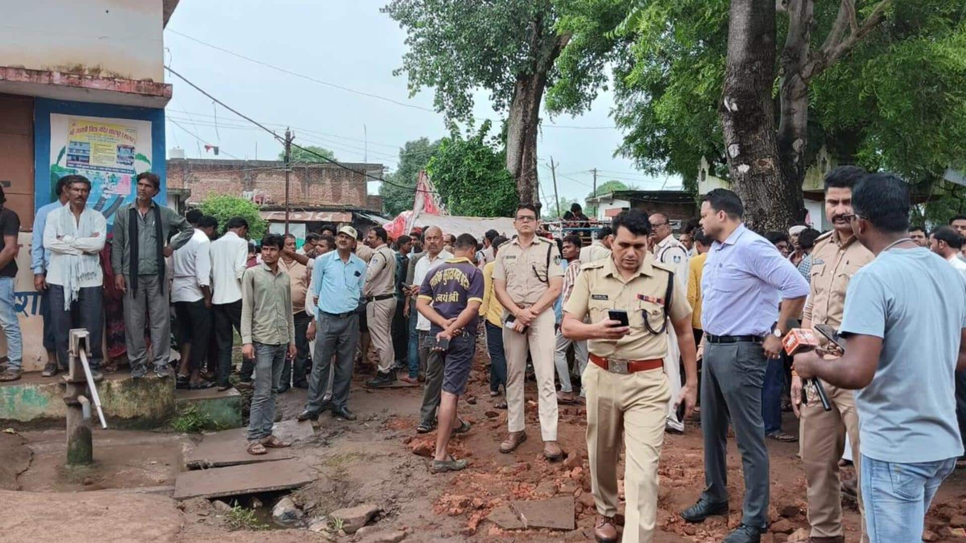 Temple wall collapses in Madhya Pradesh, 9 children buried alive 