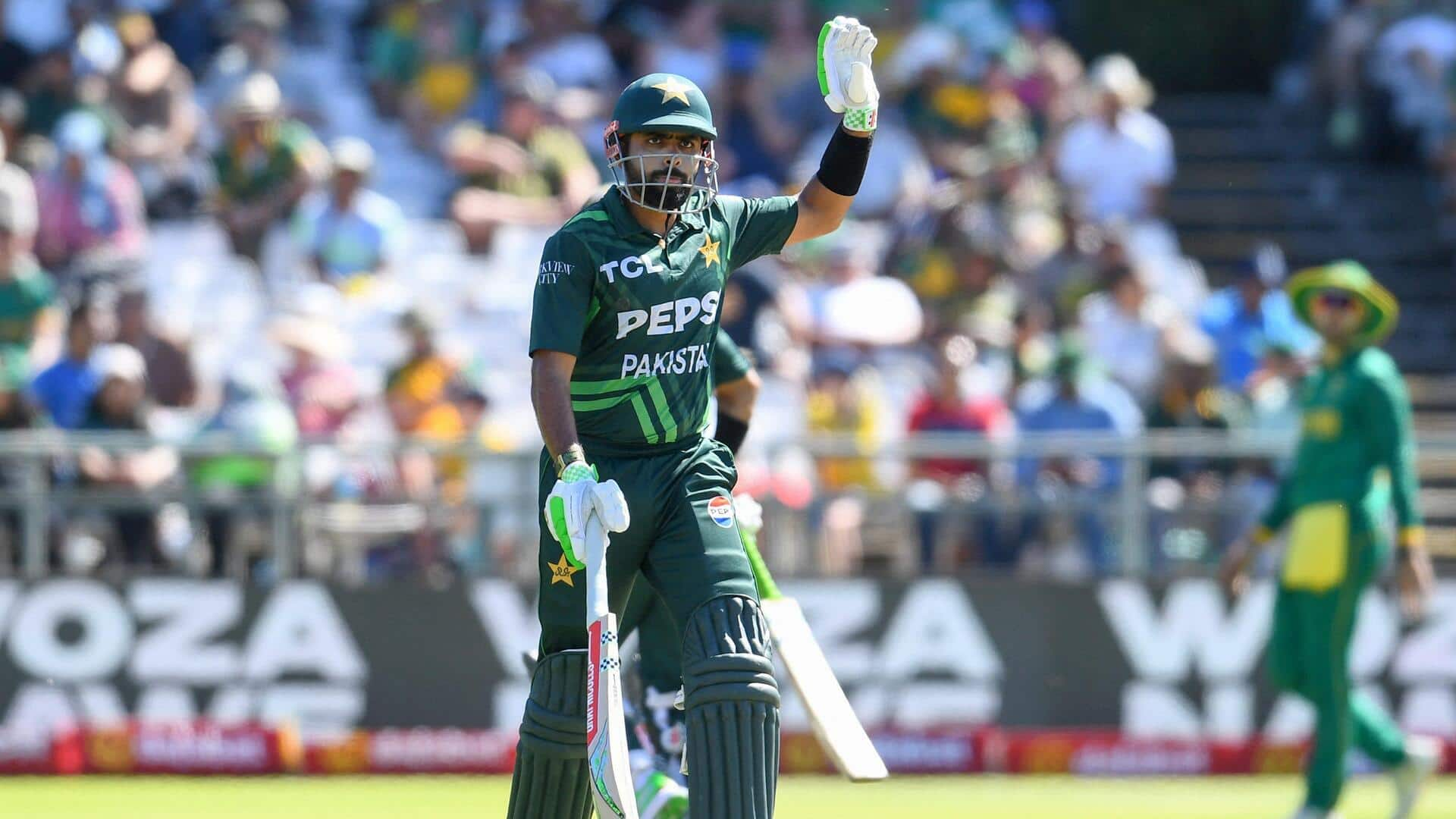 Babar Azam smashes his 34th half-century in ODIs: Key stats