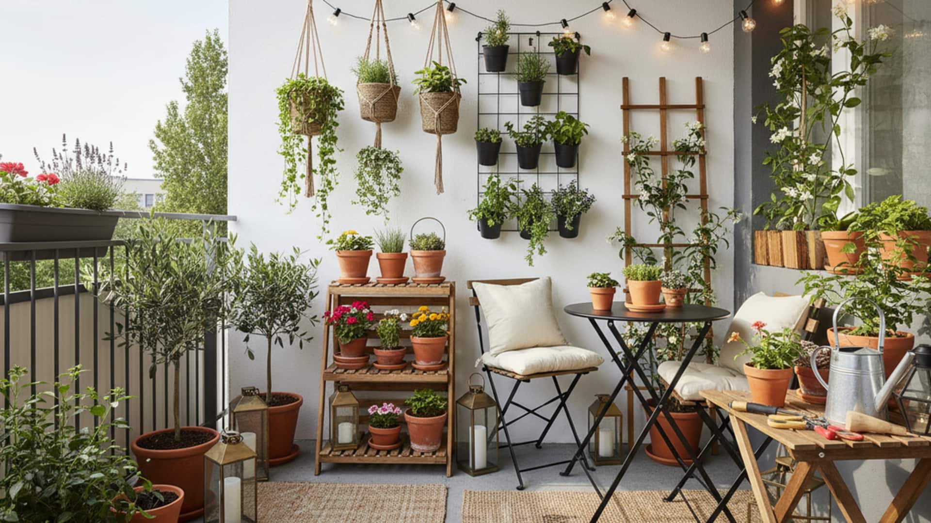 How to decorate your balcony with plants (without spending much)