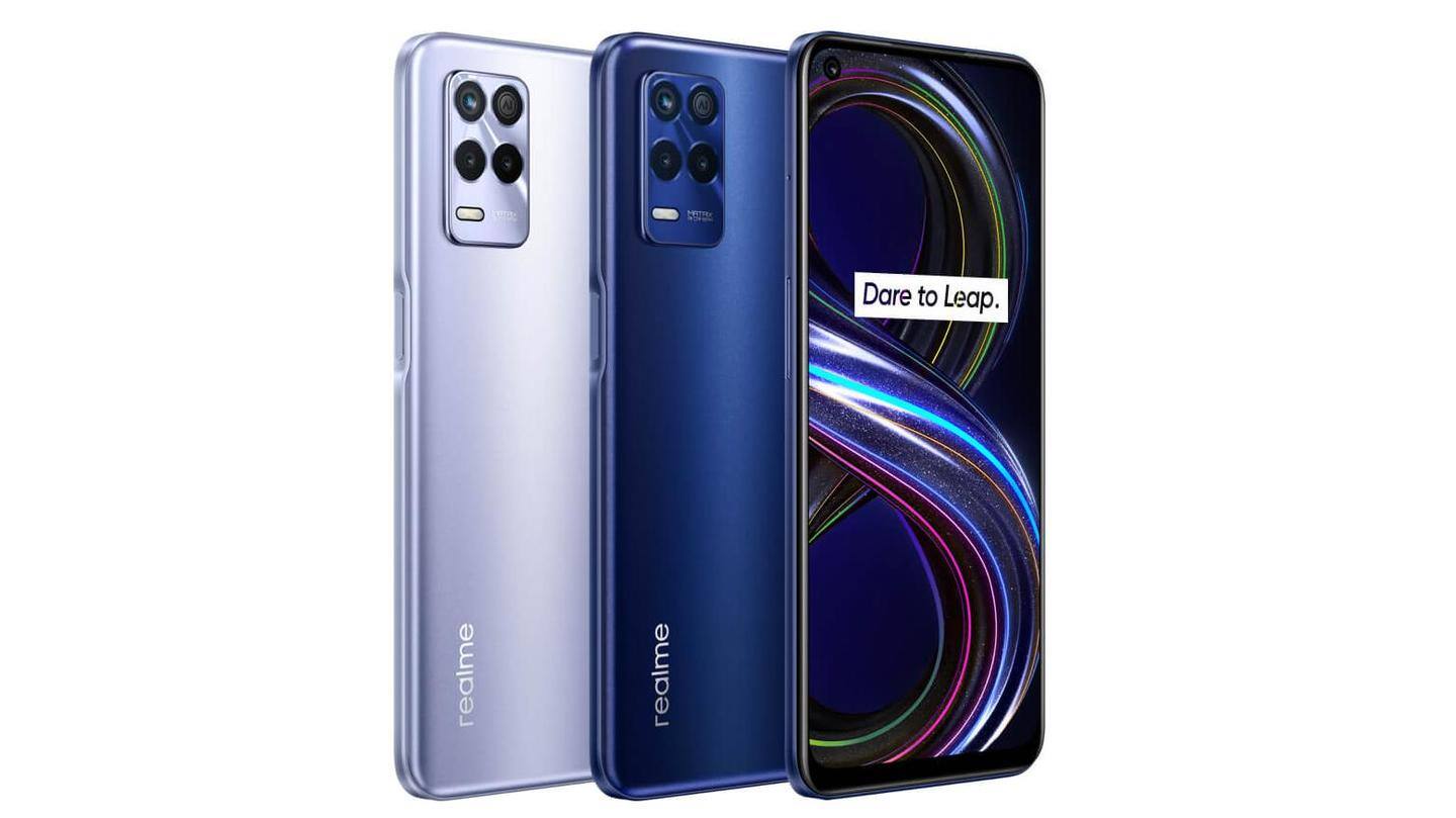 Realme 8s 5G is listed at Rs. 17,999 Realme 8s 5G is listed at Rs. 17,999