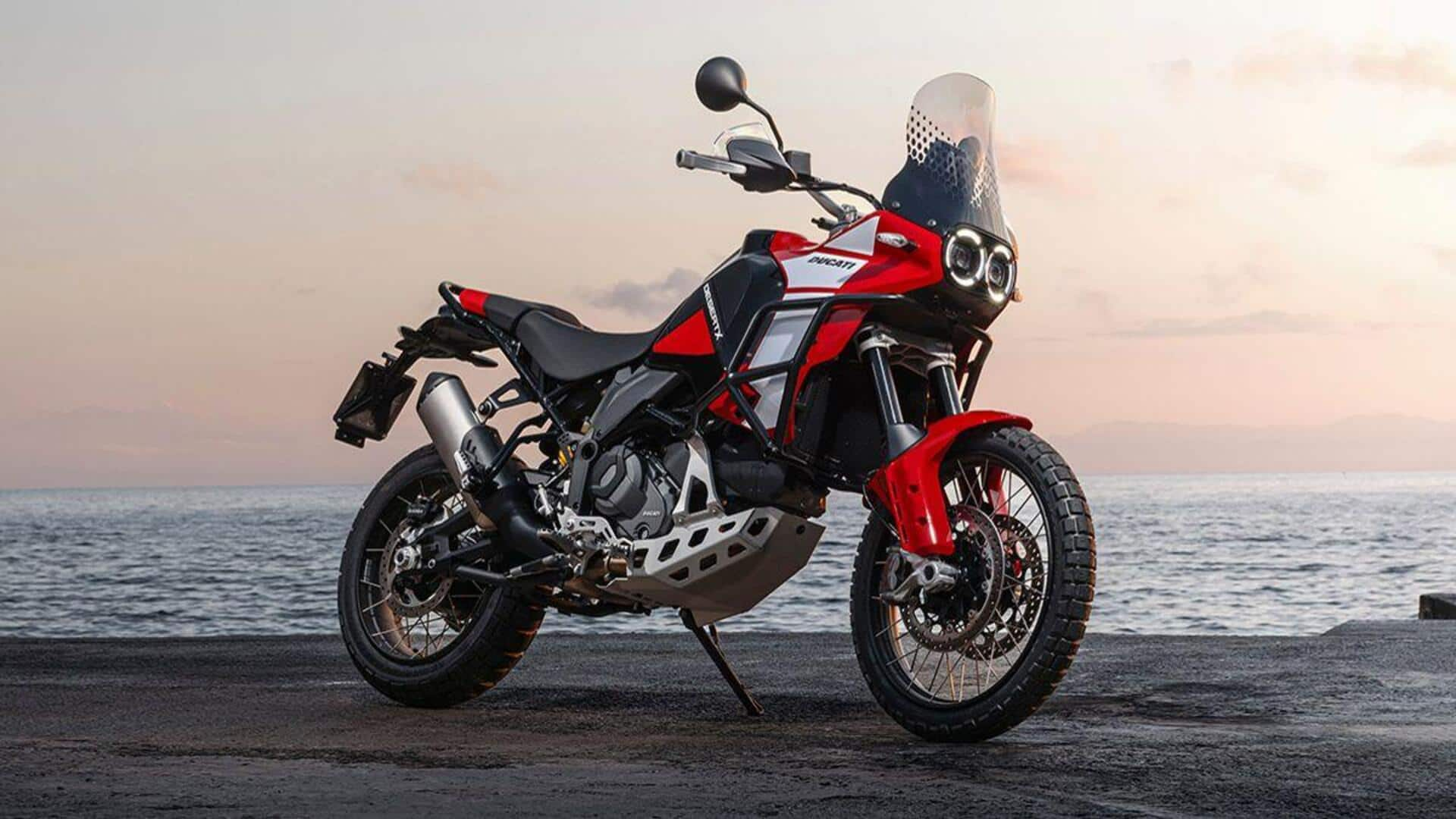 Ducati DesertX Discovery tourer debuts in India at ₹22L