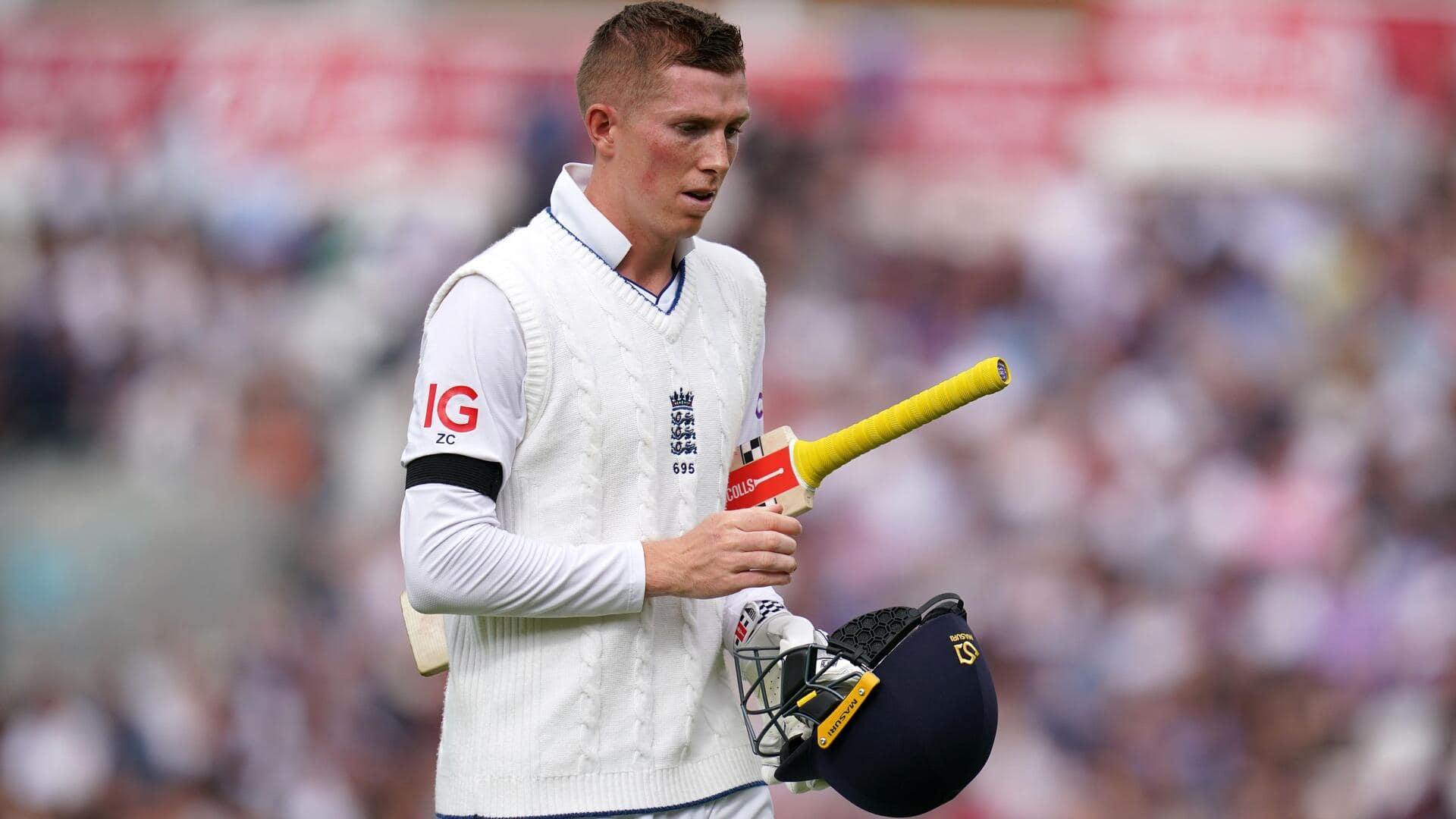 Crawley bags twin ducks in Ashes opener, joins unwanted list 