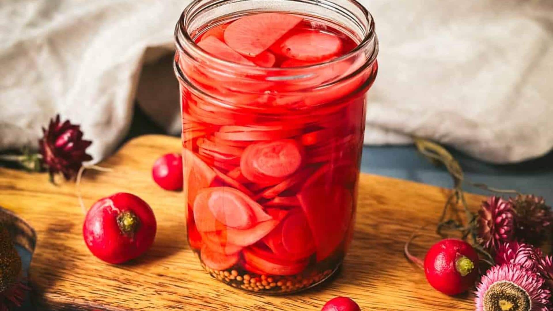 When in Hungary, taste these pickled radish snacks