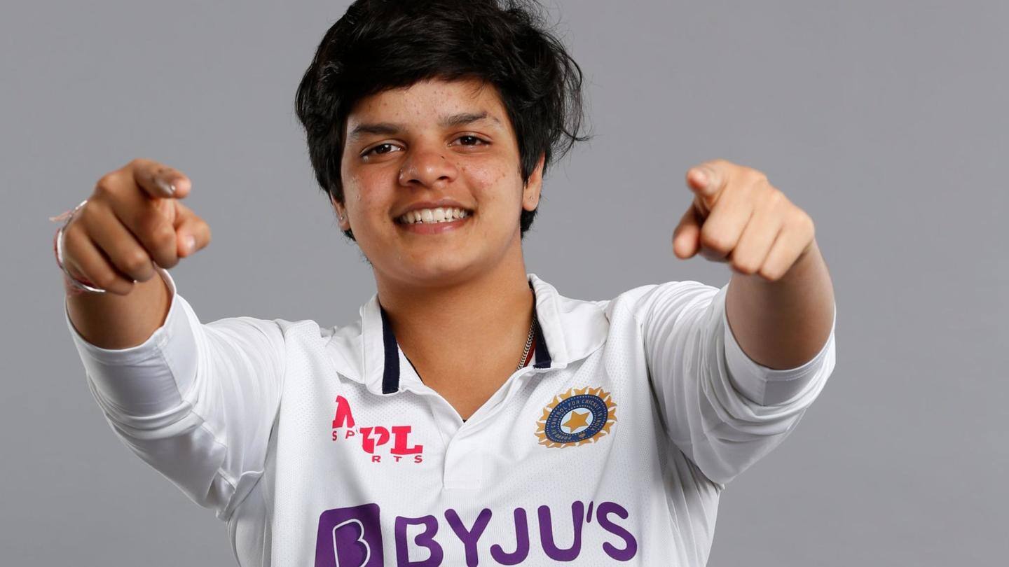 Shafali Verma makes her Test debut Shafali Verma makes her Test debut