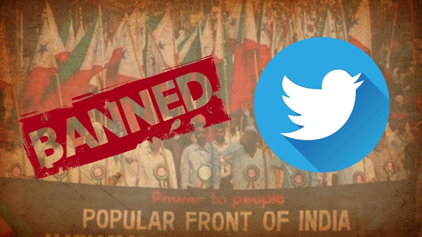 Day after ban, Twitter handles of PFI taken down