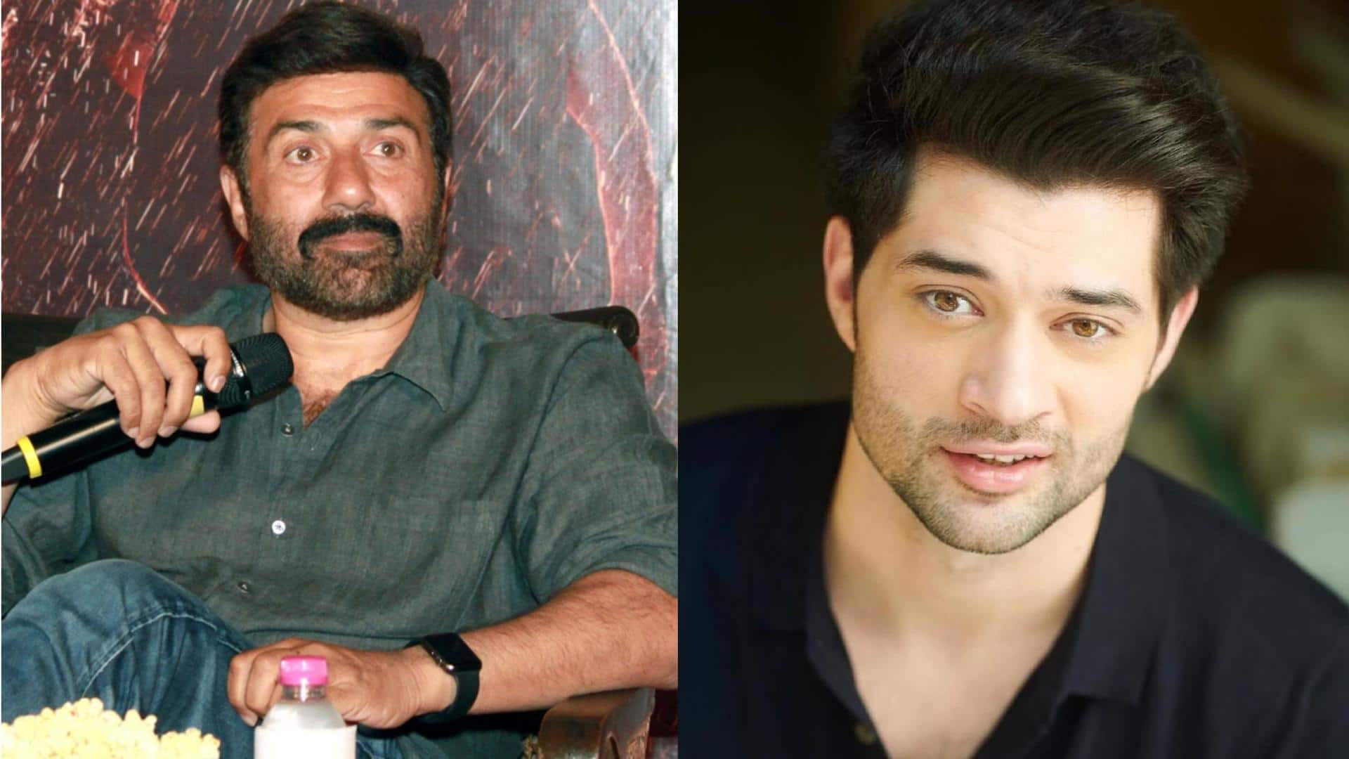 Sunny Deol unveils first-look poster of son Rajveer's debut film