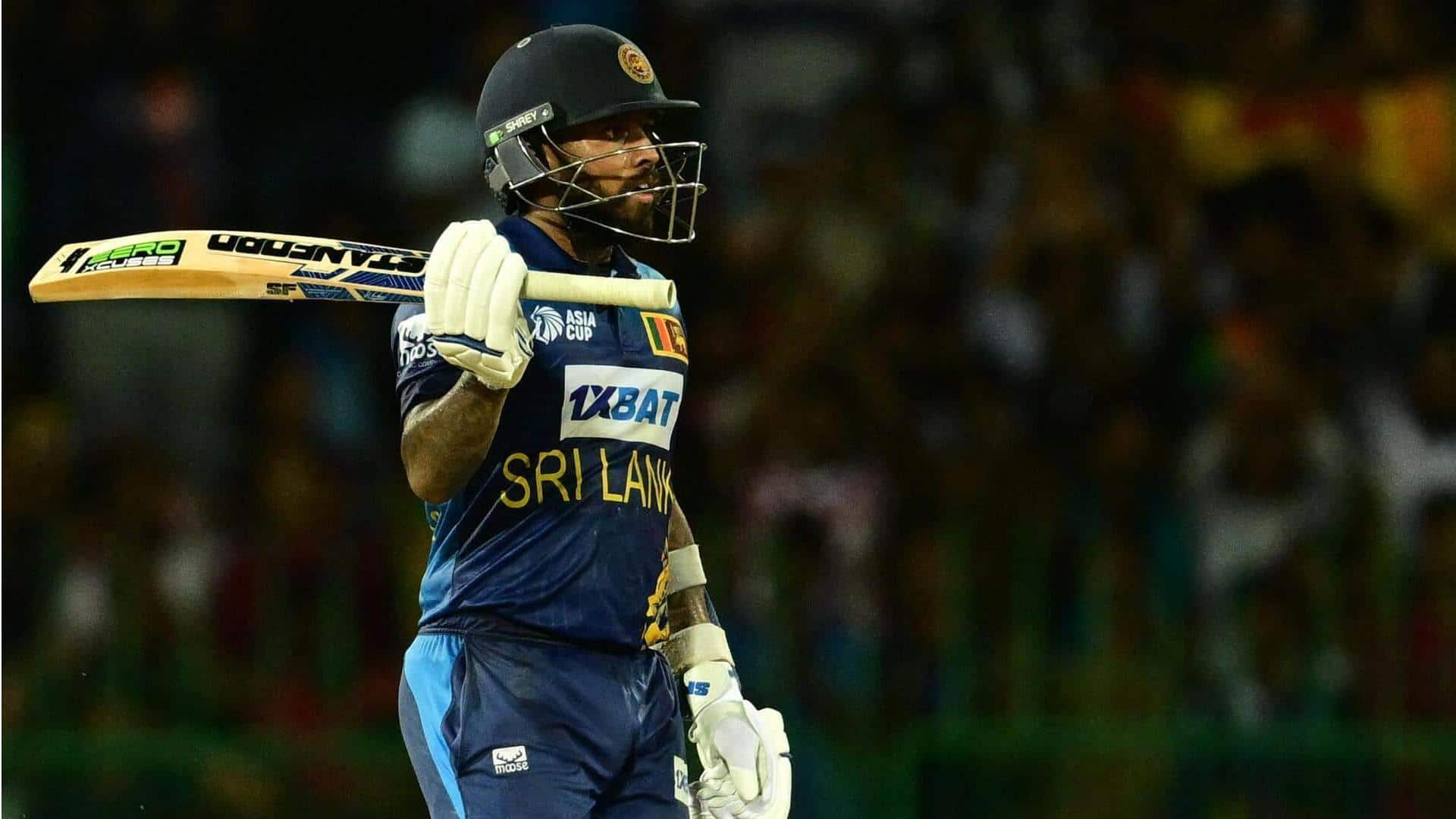 Sri Lanka's Kusal Mendis accomplishes 1,000 runs in away ODIs