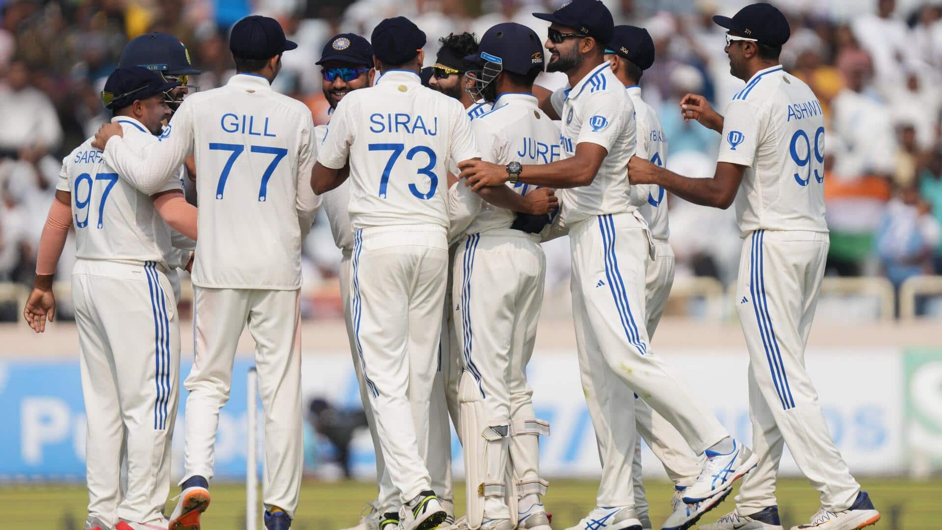 4th Test: Ashwin's fifer, Kuldeep dent England; India require 152