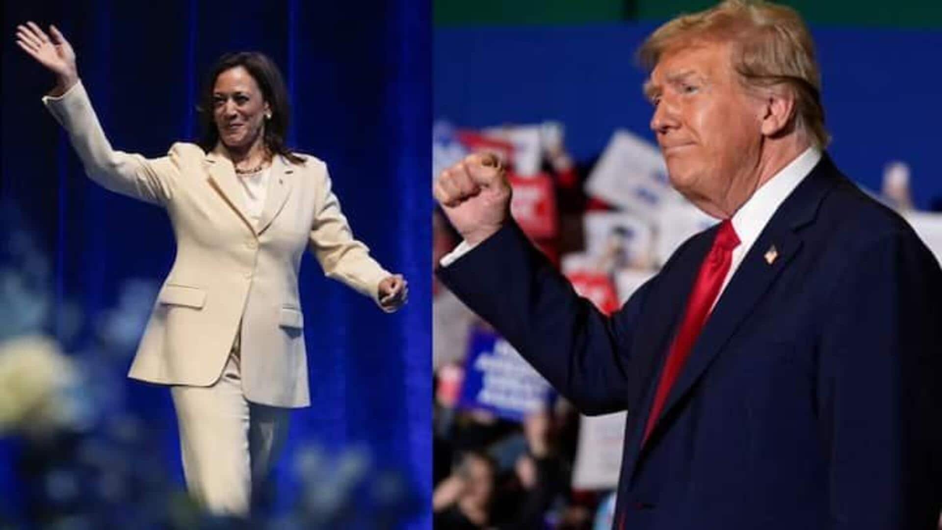 US election 2024: Trump leads Harris in all swing states