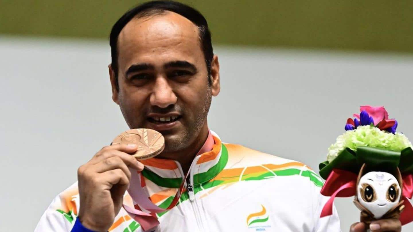 Second medal for Singhraj Second medal for Singhraj